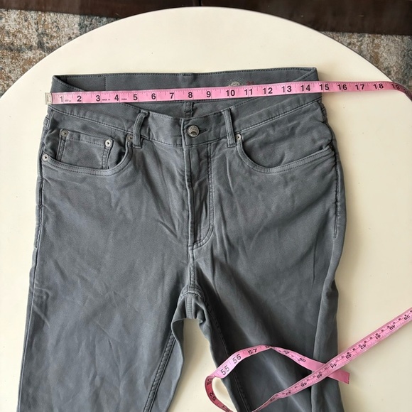 Faherty Stretch Terry 5-Pocket Pant Gray Men’s 31x32 Slim Fit NWOT - Picture 5 of 9